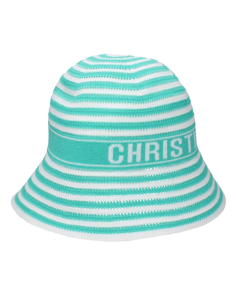 Dior Damens Hüte Stoff Blau/Türkis -