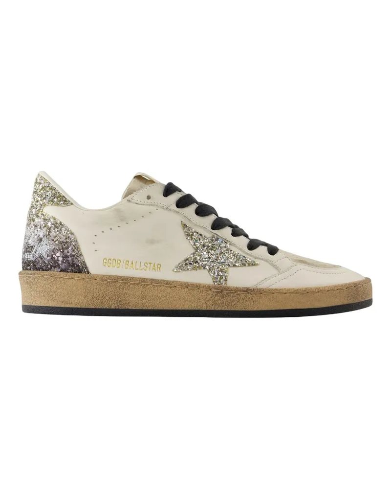 Golden Goose Ballstar -Sneaker  Deluxe Marke Leder Weiß White