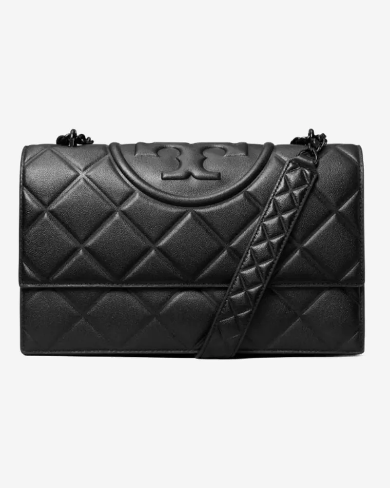 Tory Burch e Flaming Ledertasche Black