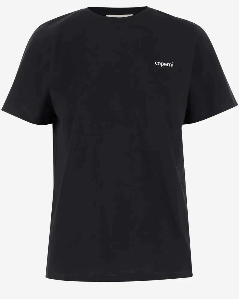 COPERNI Baumwoll -T -Shirt mit Logo Black