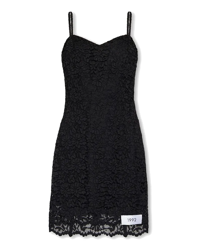 Dolce & Gabbana Nocken Mini Kleid Schwarz