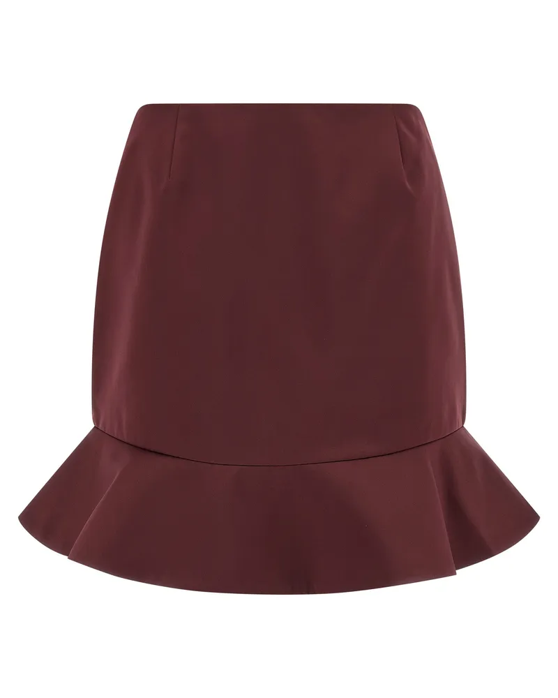 ROTATE Birger Christensen Volantrock Bordeaux