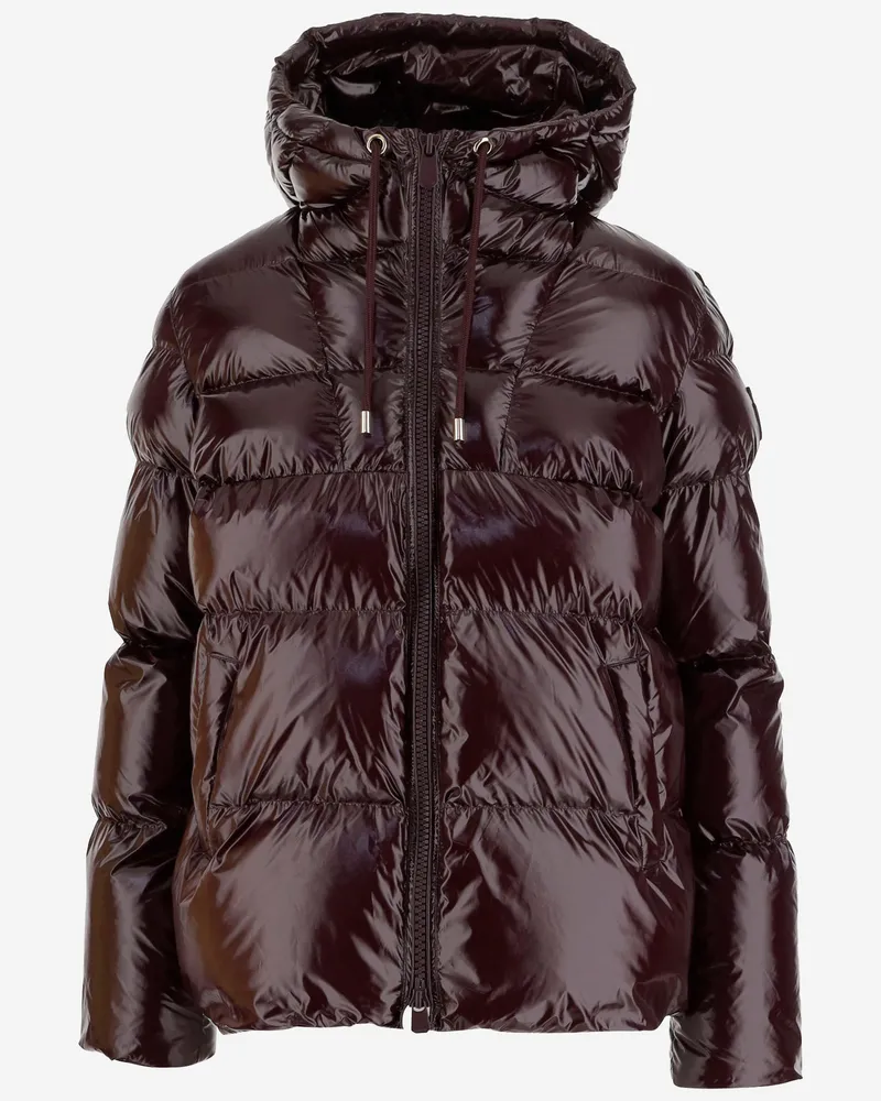Pinko Nylon gepolstert nach unten Bordeaux