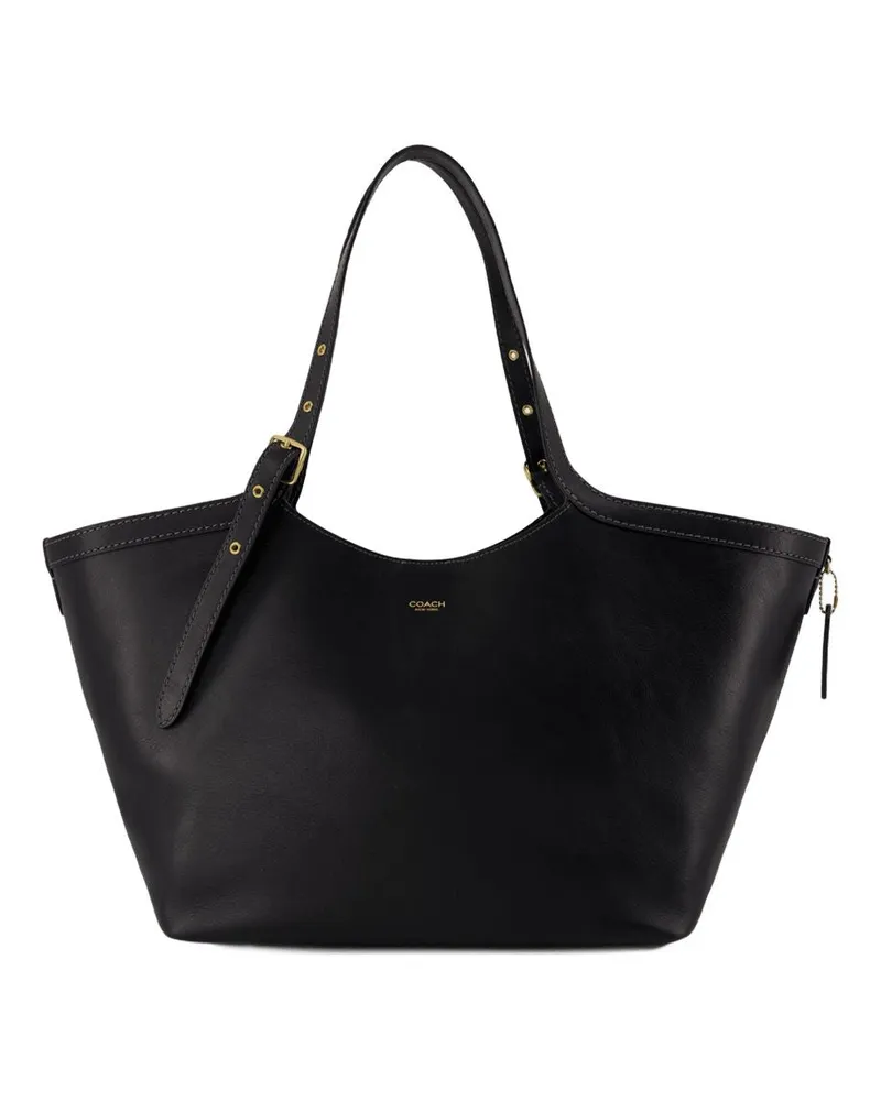 Coach Gramercy -Einkaufstasche  Leder schwarz Schwarz