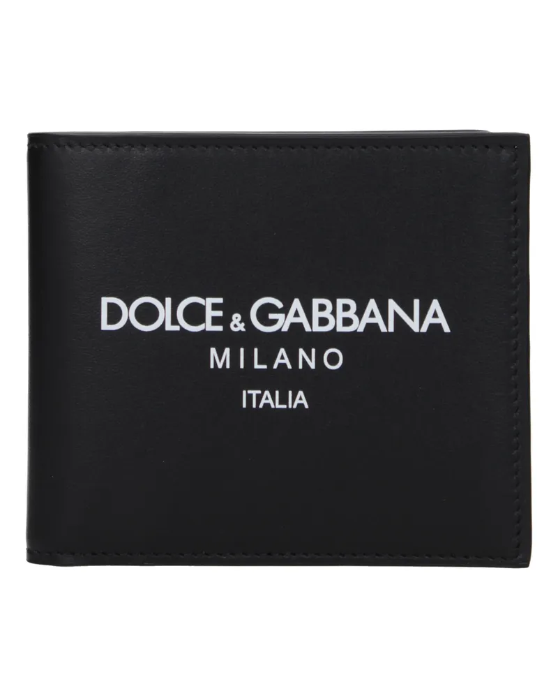 Dolce & Gabbana Dolce&Gabbana Herrens Geldbörse Leder Schwarz -