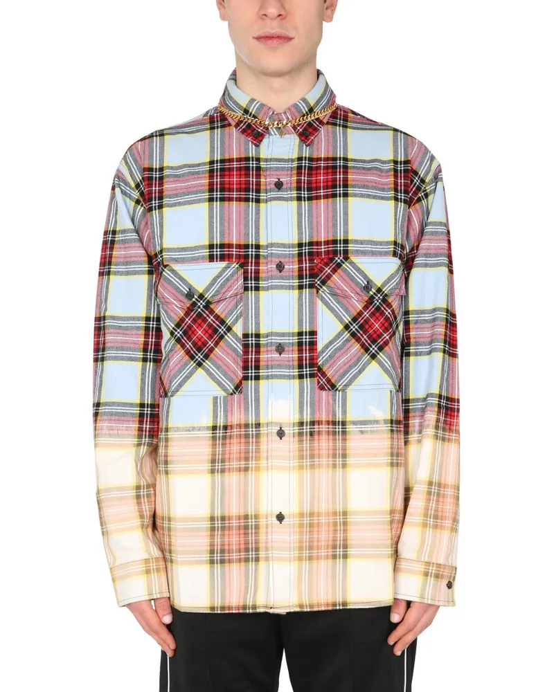 Marcelo Burlon | County of Milan Marcelo Burlon County of Mailand -Hemd mit Scheckdruck Multicolour