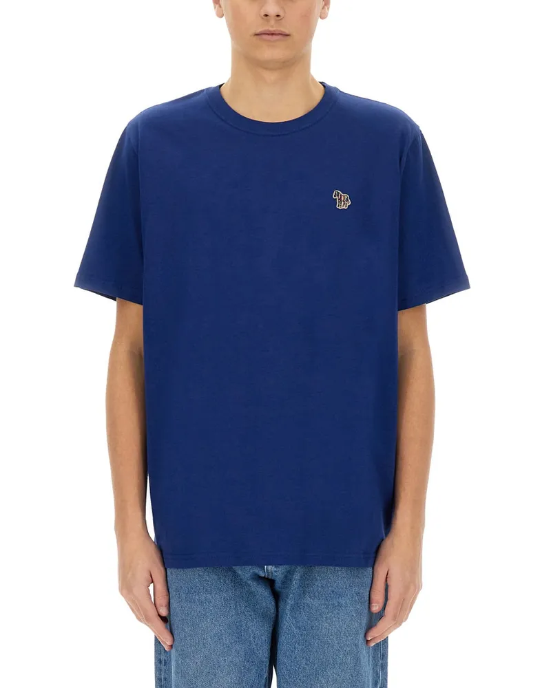 Paul Smith PS von Paul Smith "Zebra" T -Shirt Blue