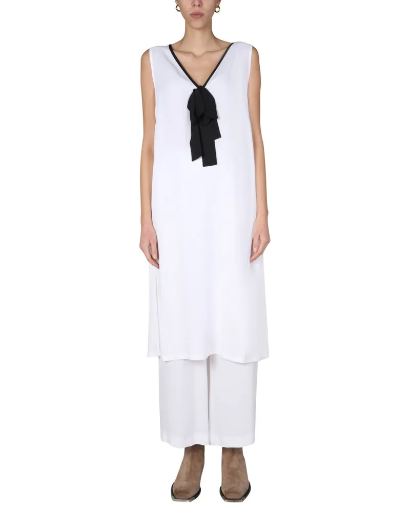 Fabiana Filippi Seidenmischung Top White