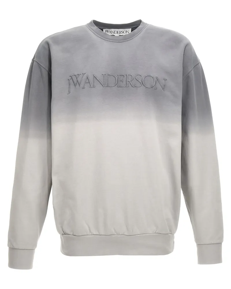J.W.Anderson J.W.VERSON Logo Stickshirt Sweatshirt Gray