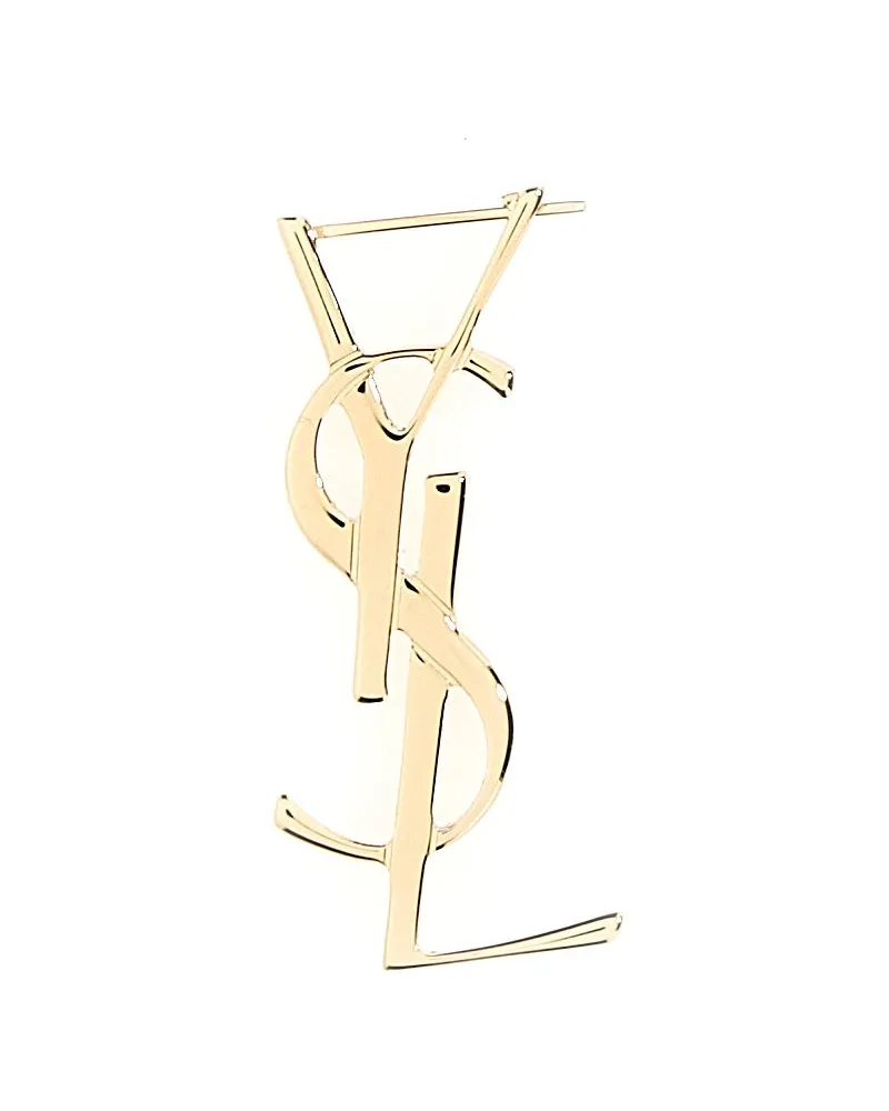 Saint Laurent Einzelner Ohrring „Cassandre Gold