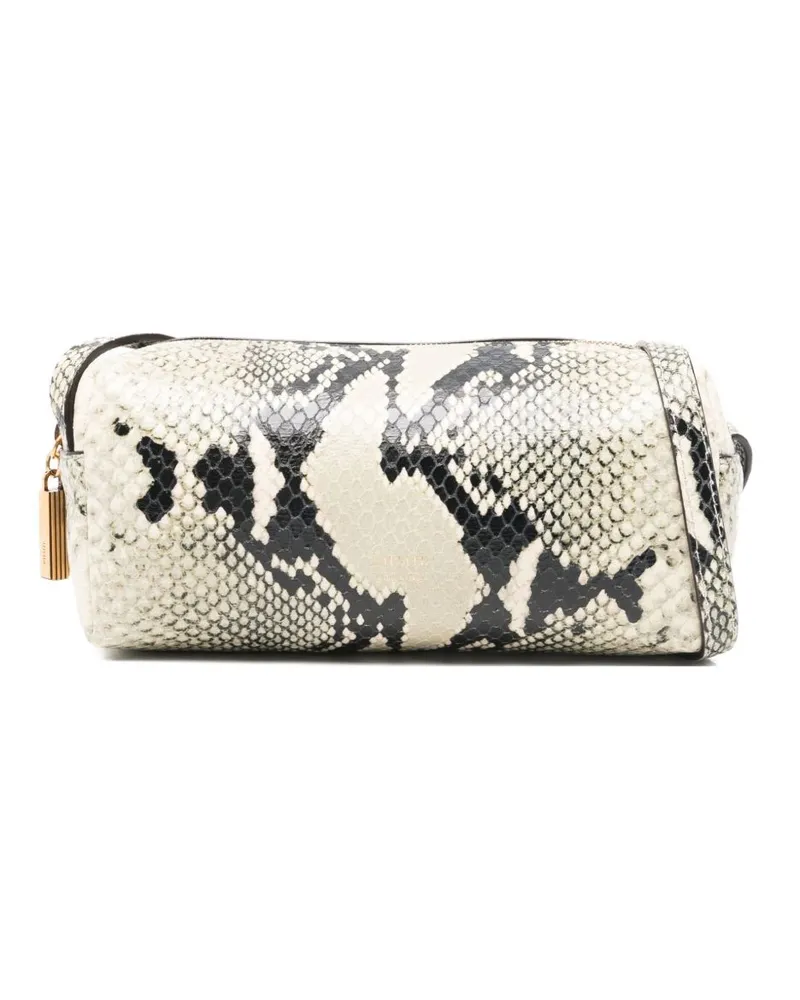 KHAITE Kye Mini-Umhängetasche aus Leder Beige