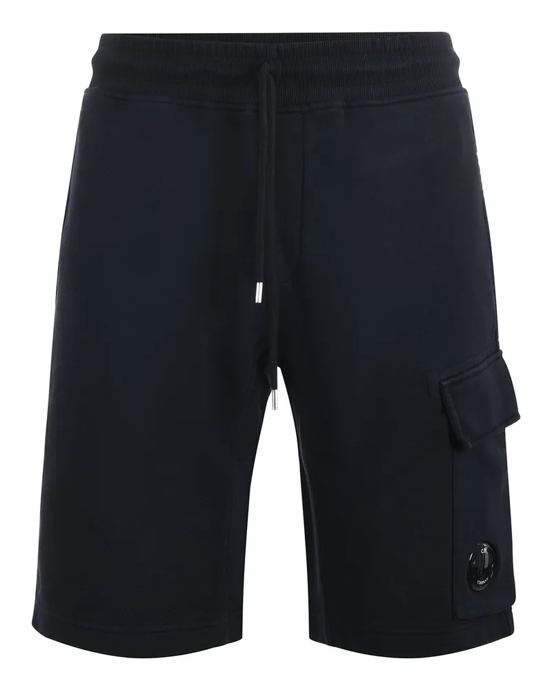 C.P. Company C.P. Firma Baumwollshorts Blue