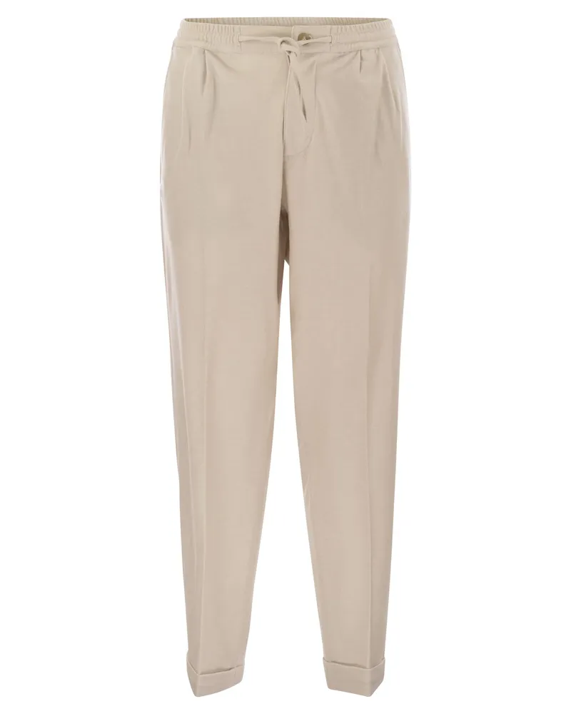 Fedeli Harvard Soft Cashmere Flanellhose Light