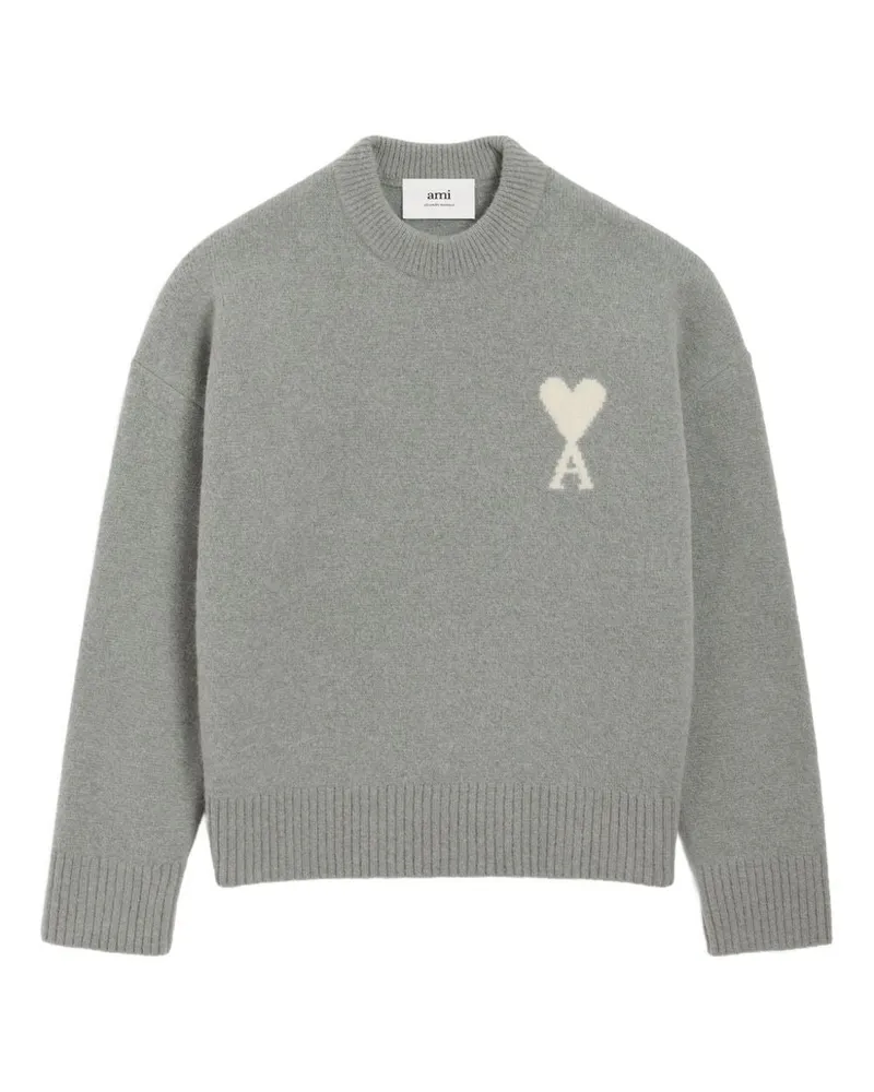 AMI Paris Ami de Coeur Wollspringer Grey