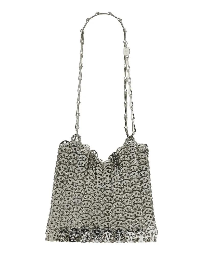 Paco Rabanne Borsa A Spalla Iconic 1969 Silver