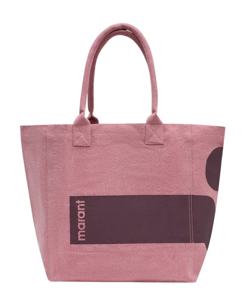 Isabel Marant Yenky Ga Shopper-Tasche  Baumwolle Rosa Rosa