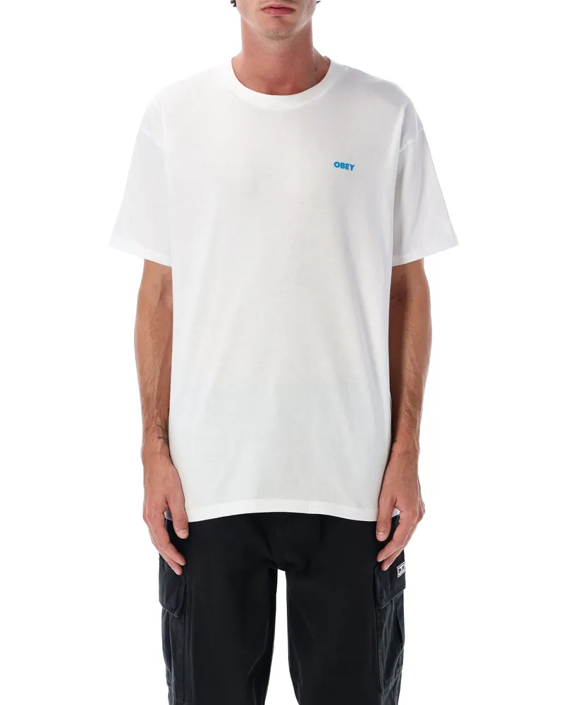 Obey Gehorchen T -Shirts und Polos weiß White