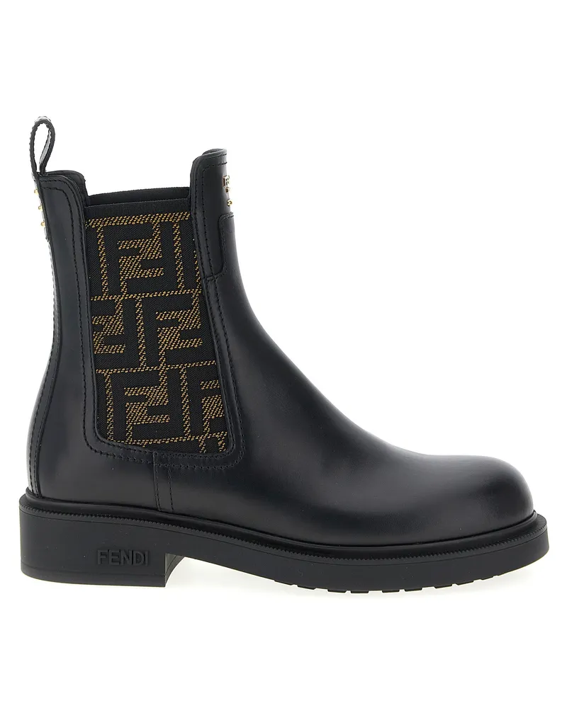 Fendi Fendi Filo' Knöchelstiefel Black