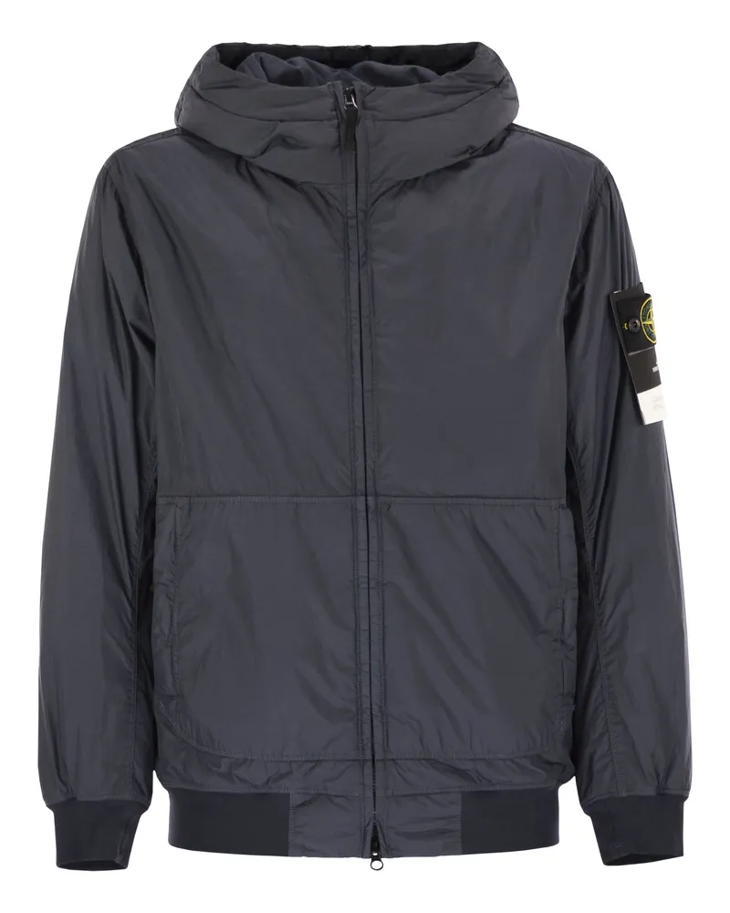 Stone Island gepolsterte Jacke mit tropfsicher und windbeständig Navy