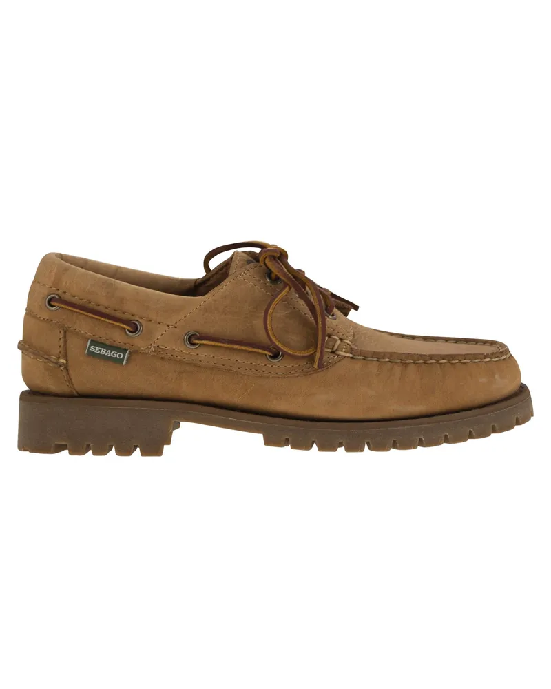 Sebago Acadia Leder Mocasin Tobacco
