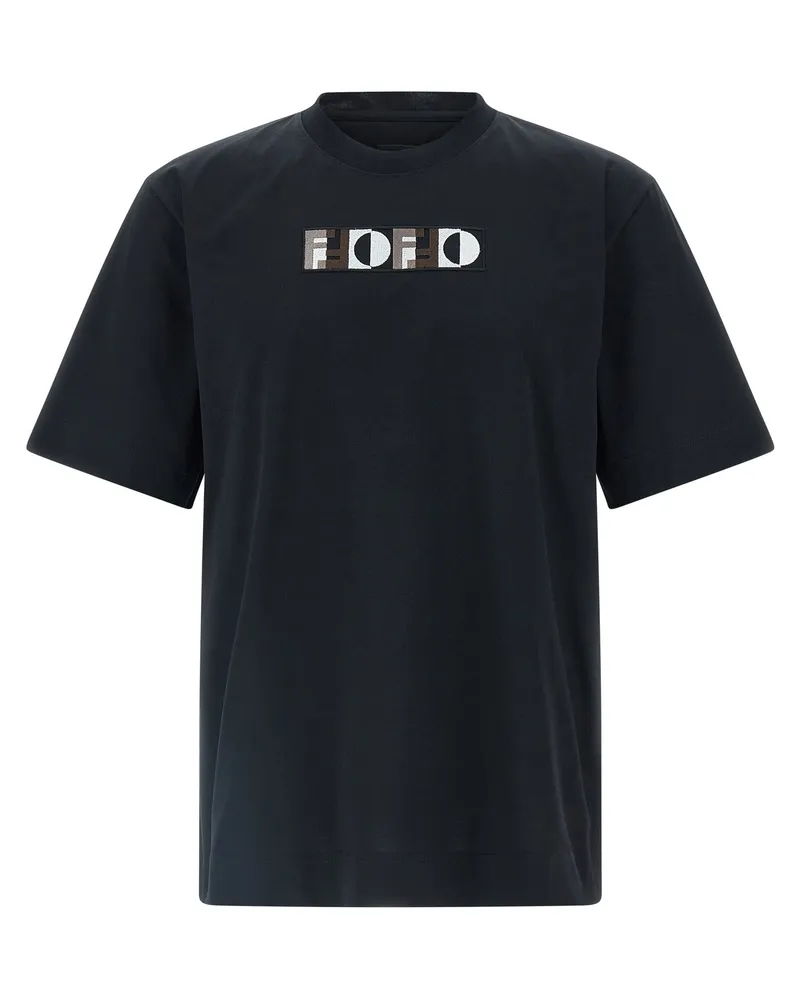 Fendi fendi optical' T -Shirt Black