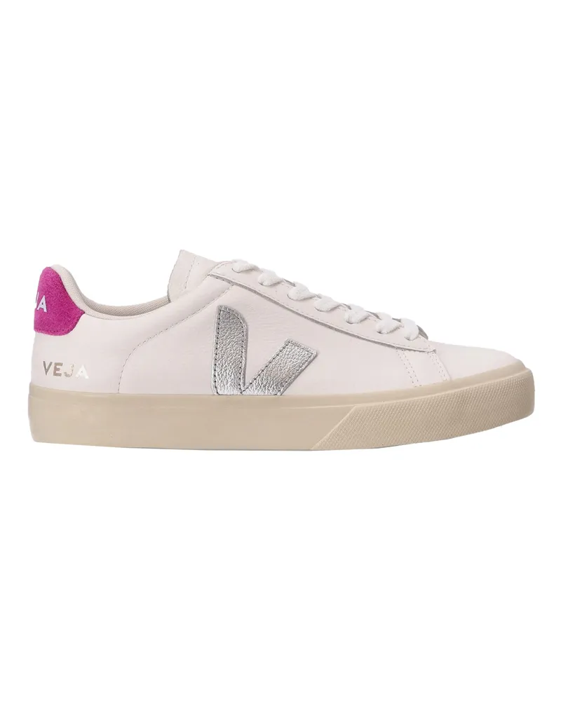 VEJA Sneakers Campo Chromefree White Silver Ultraviolett White_silver_ultraviolet