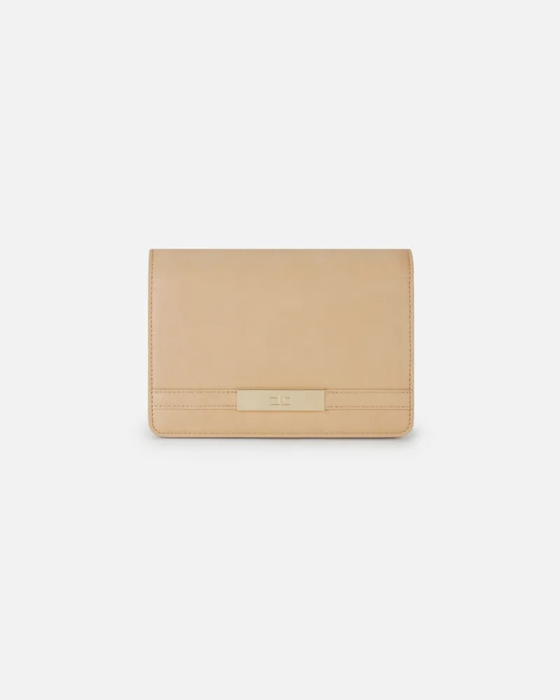 Elisabetta Franchi Schultergurt mit Groumette -Kette Miele