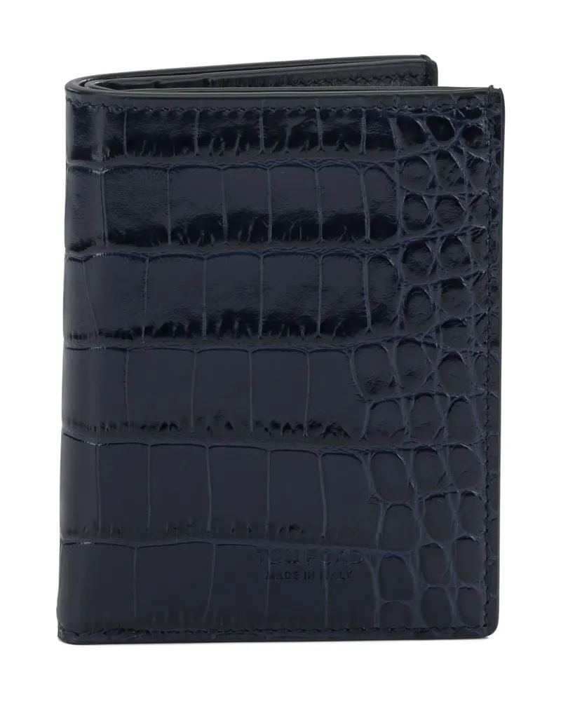 Tom Ford Klappkartenhalter „Exotic Line Blue