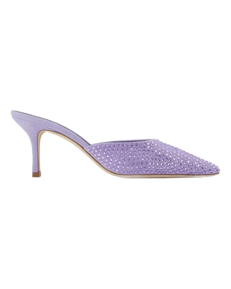 Paris Texas Hollywood 75 Mules  Light Amethyst Purple