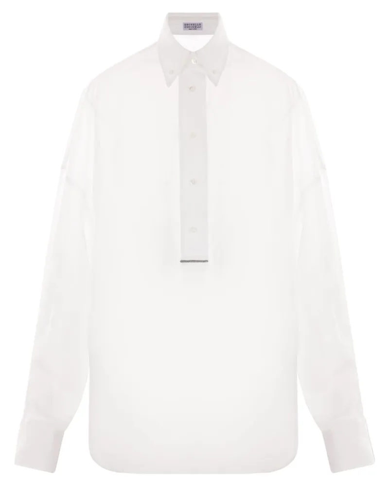 Brunello Cucinelli Baumwollhemd White
