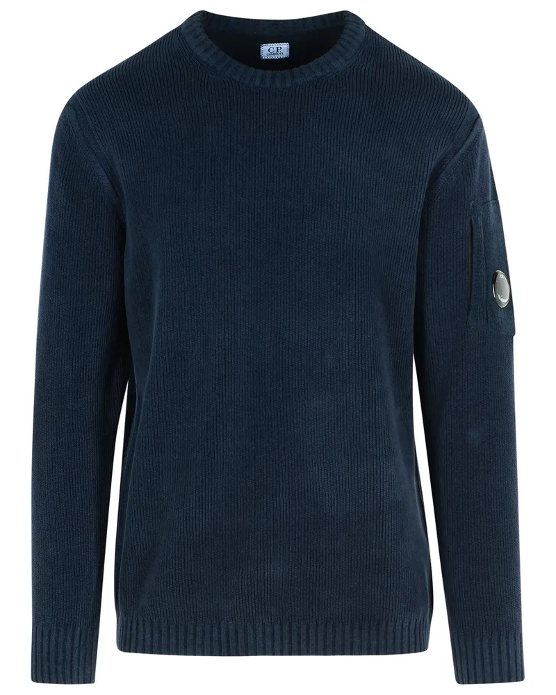 C.P. Company C.P. Firma Navy Cotton Pullover Navy