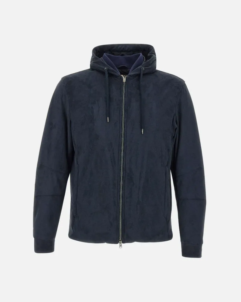 Herno Stretch Stoffjacke Blue