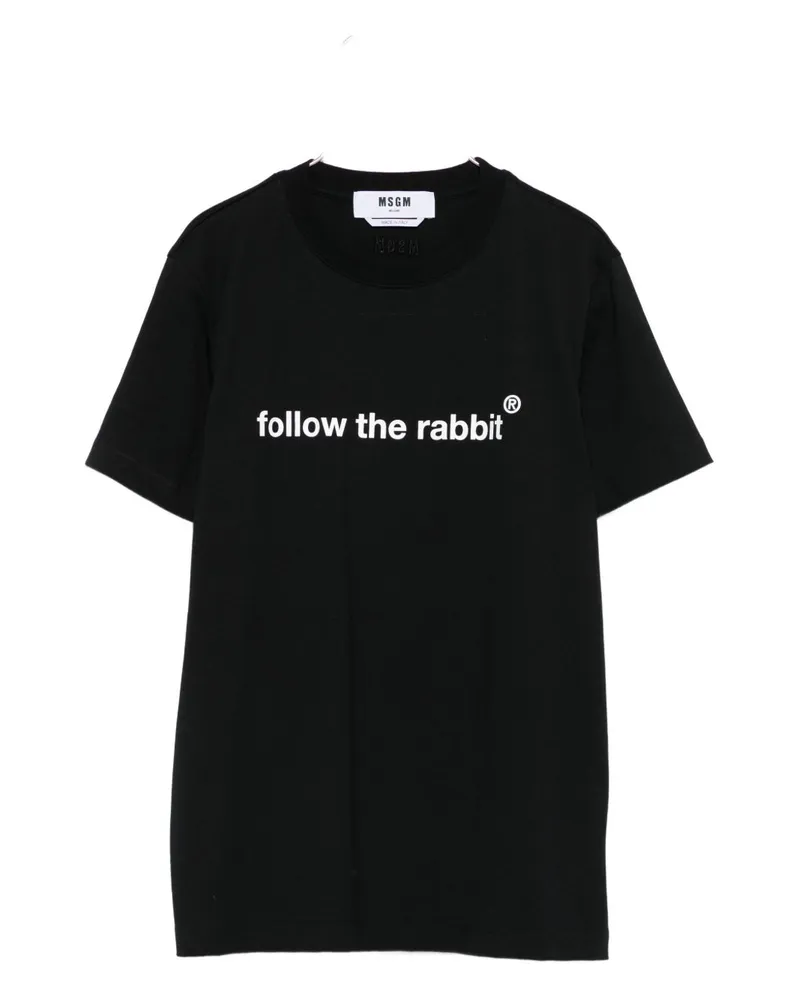 MSGM T -Shirts und Polos schwarz Black