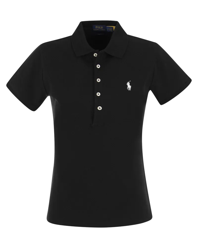 Ralph Lauren Julie Cotton Polo -Hemd Black