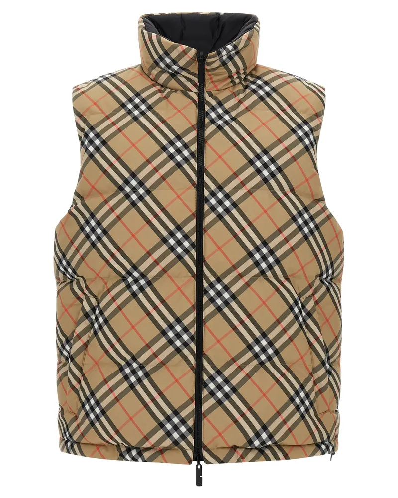 Burberry Snowshill' reversible Weste Beige