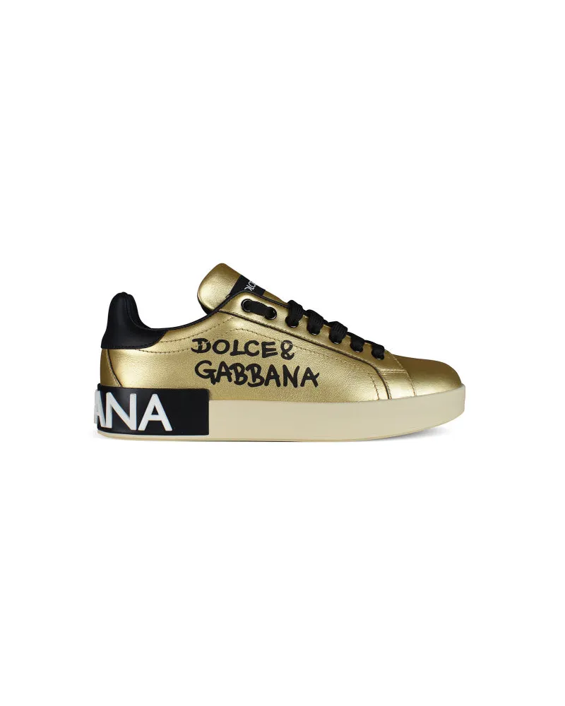 Dolce & Gabbana Sneakers Portofino Gold