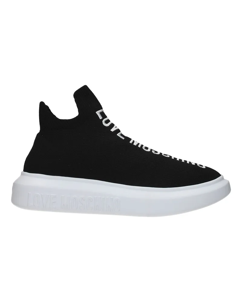 Moschino Liebe Moschino Sneakers Frau Stoff schwarz -