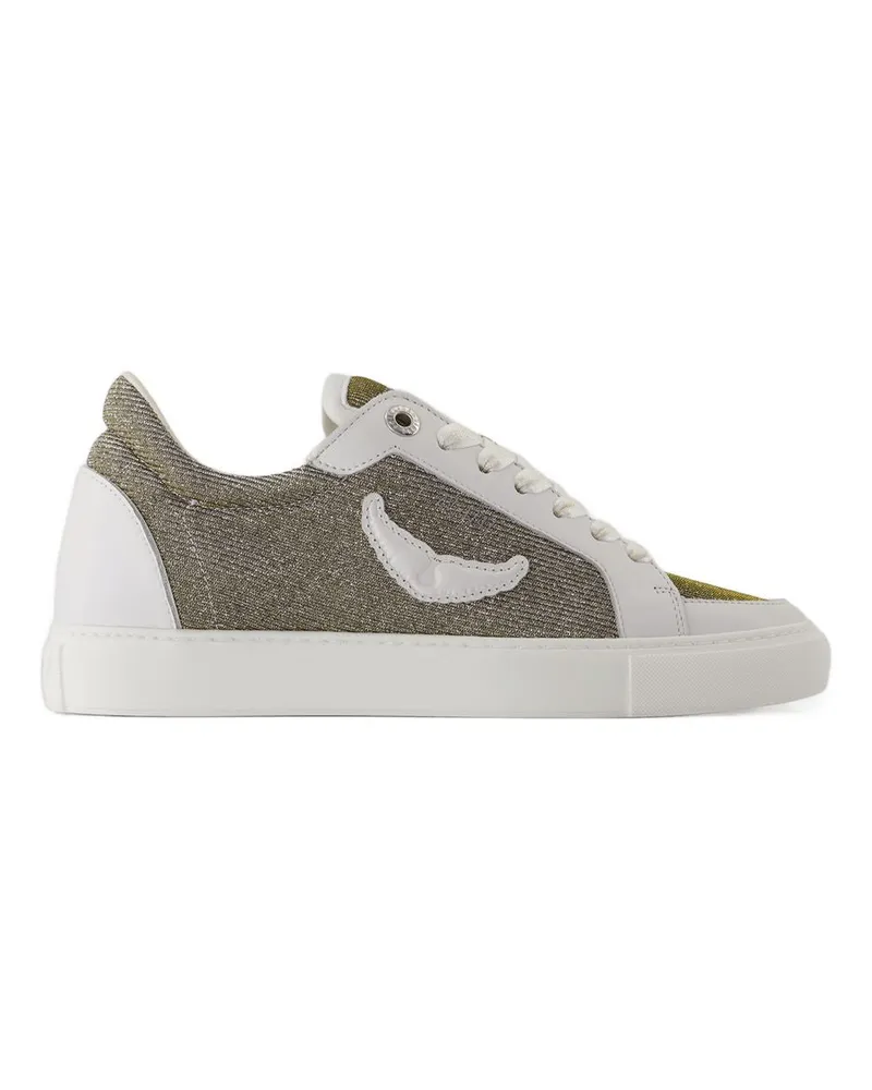 Zadig & Voltaire Fliegen Sie mit Sneakers  Synthetic Silber Silver
