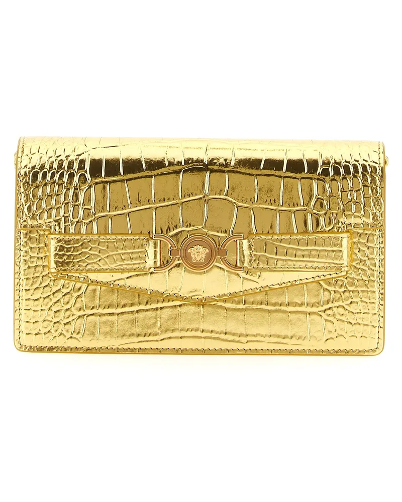 Versace Medusa' 95 'Brieftasche auf der Kette Gold