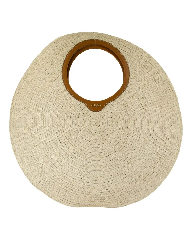 Cult Gaia Amun Bag  Raffia Neutral Neutral