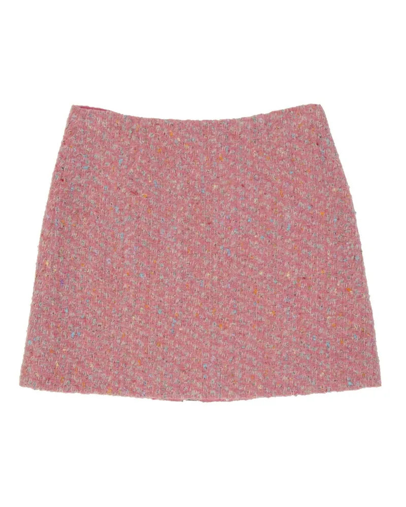 Moschino Couture Wolle Minirock Pink