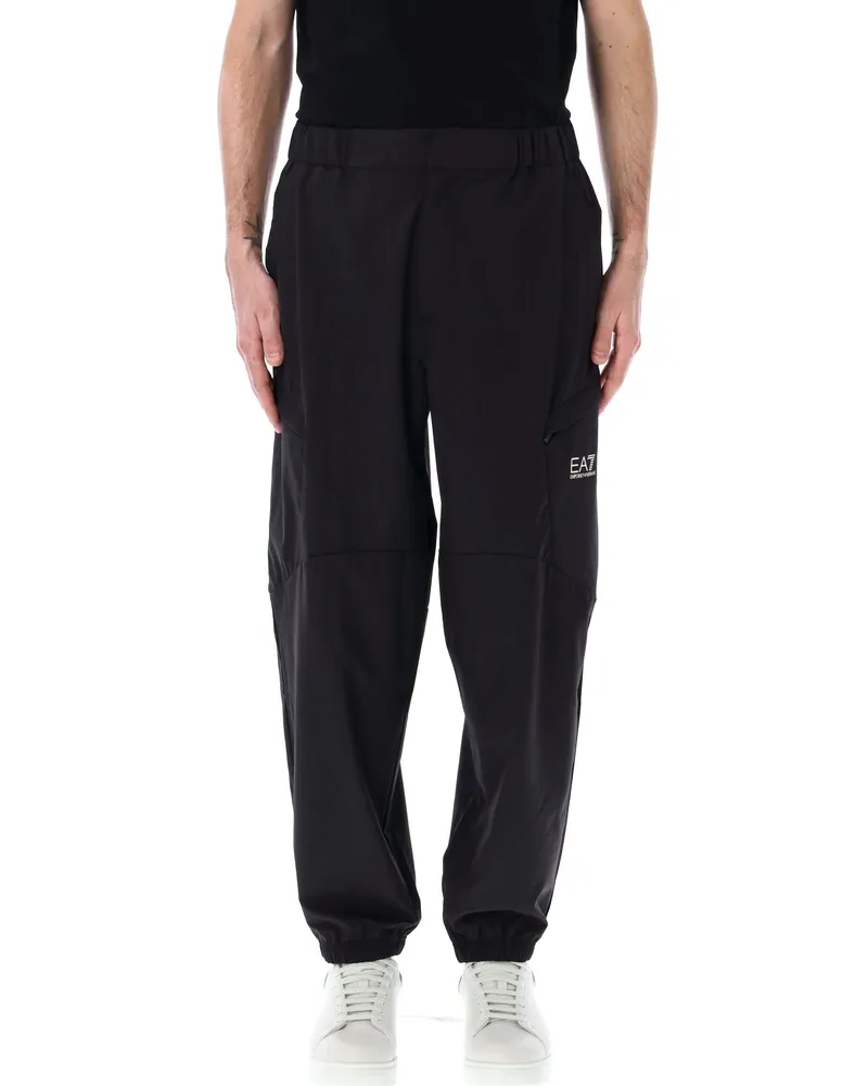 EA7 Hosen schwarz Black