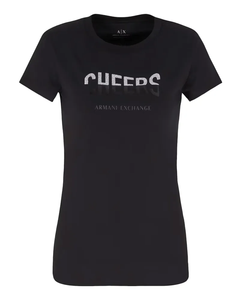 Armani Exchange T -Shirts und Polos schwarz Black