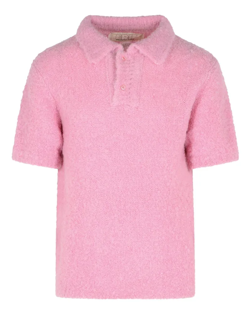 ERL Pink Alpaka Mischpolohemd Pink