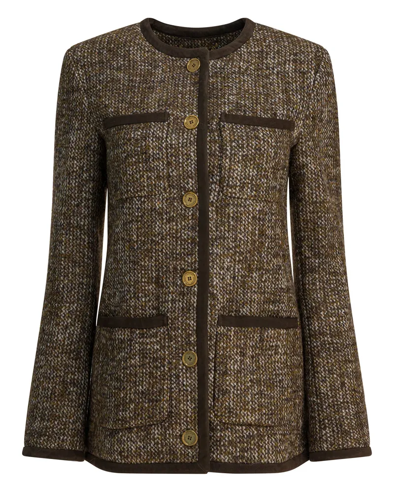 Golden Goose Jacke aus Wollmischung von Brown