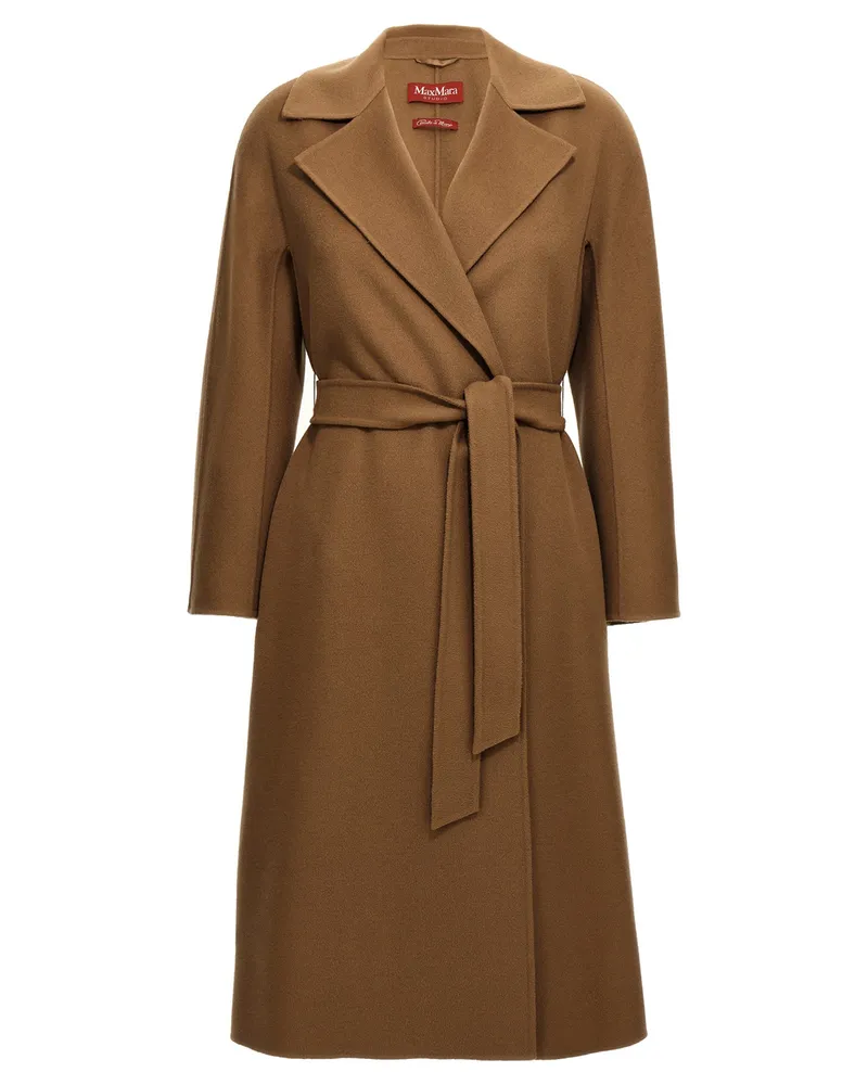 Max Mara Cles' Mantel Brown