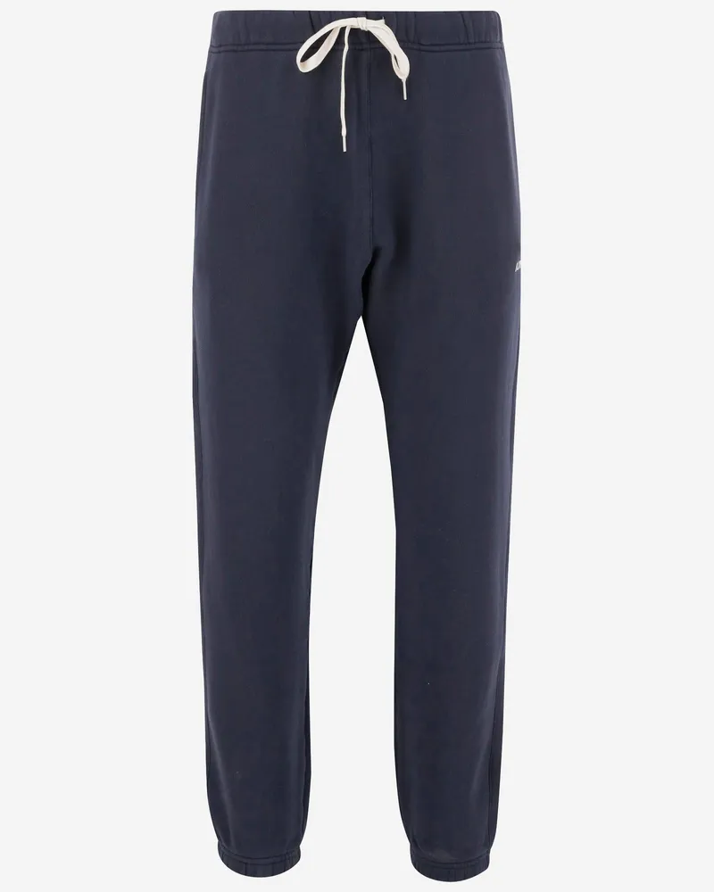 AUTRY Cotton Joggers mit Logo Blue