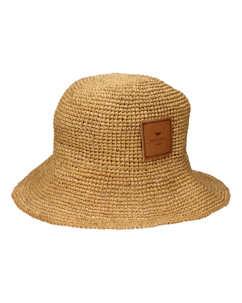 Max Mara Weekend Damens Hüte Bast Beige/Natur -