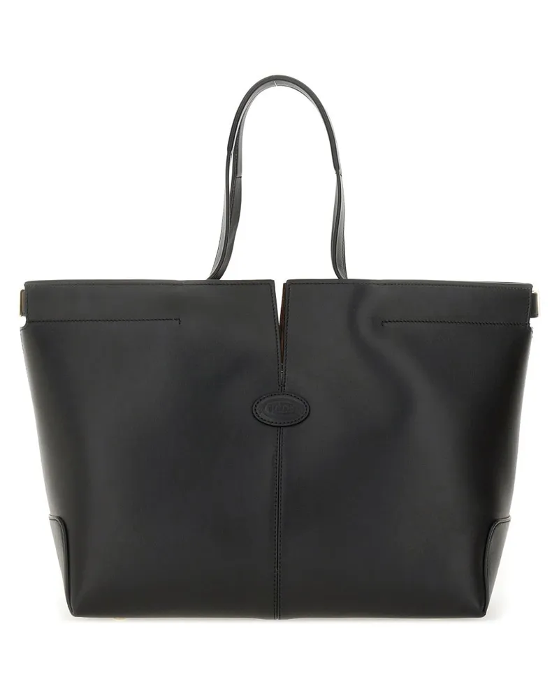 TOD'S Tod 's "Di Bag Folio" mittlerer kleiner Tasche Black