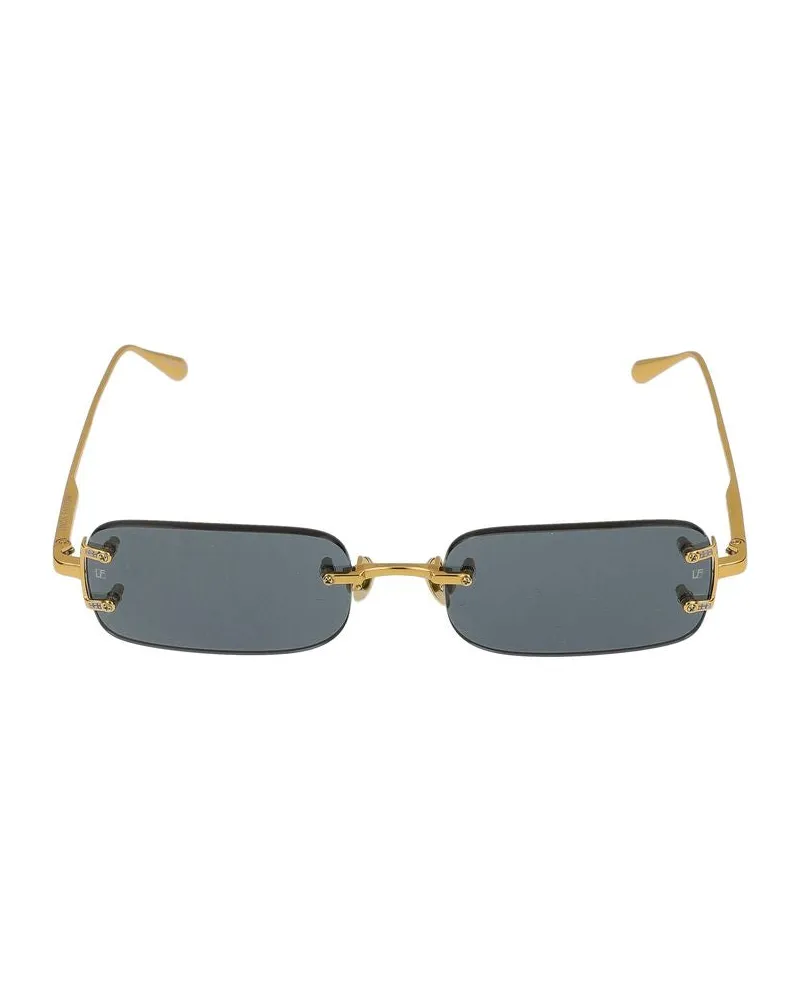 Linda Farrow Sonnenbrille  Lfl1131 Taylor C1 Gelbgold/Licht Gold/17/140 C1
